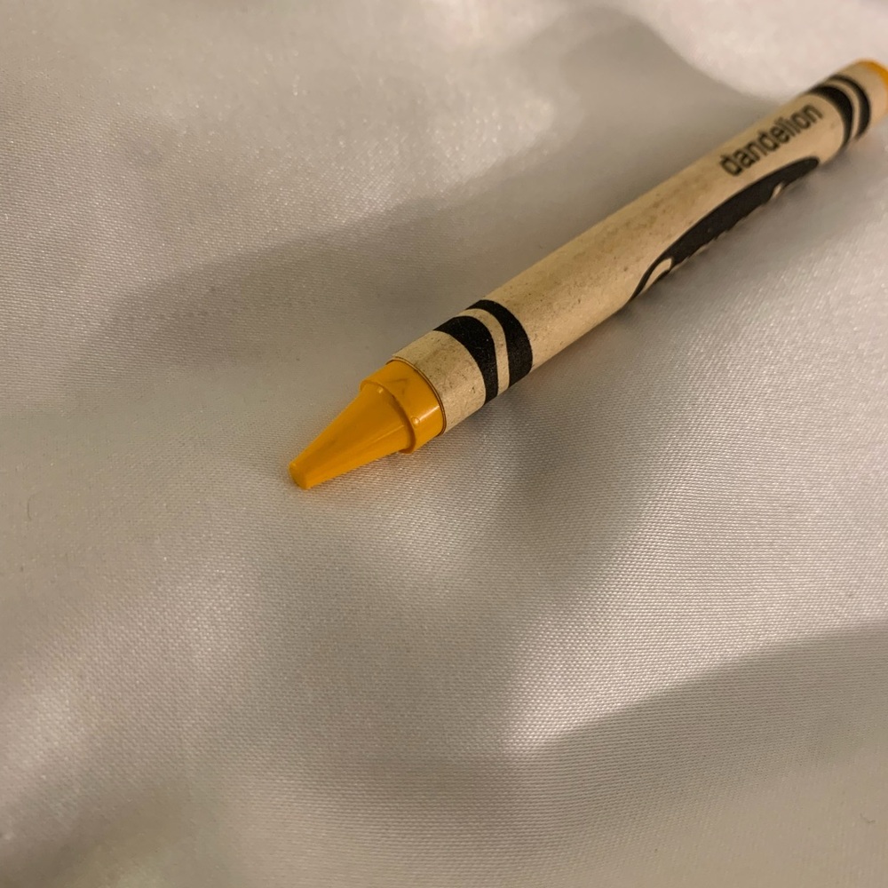 Dandelion Yellow Crayon